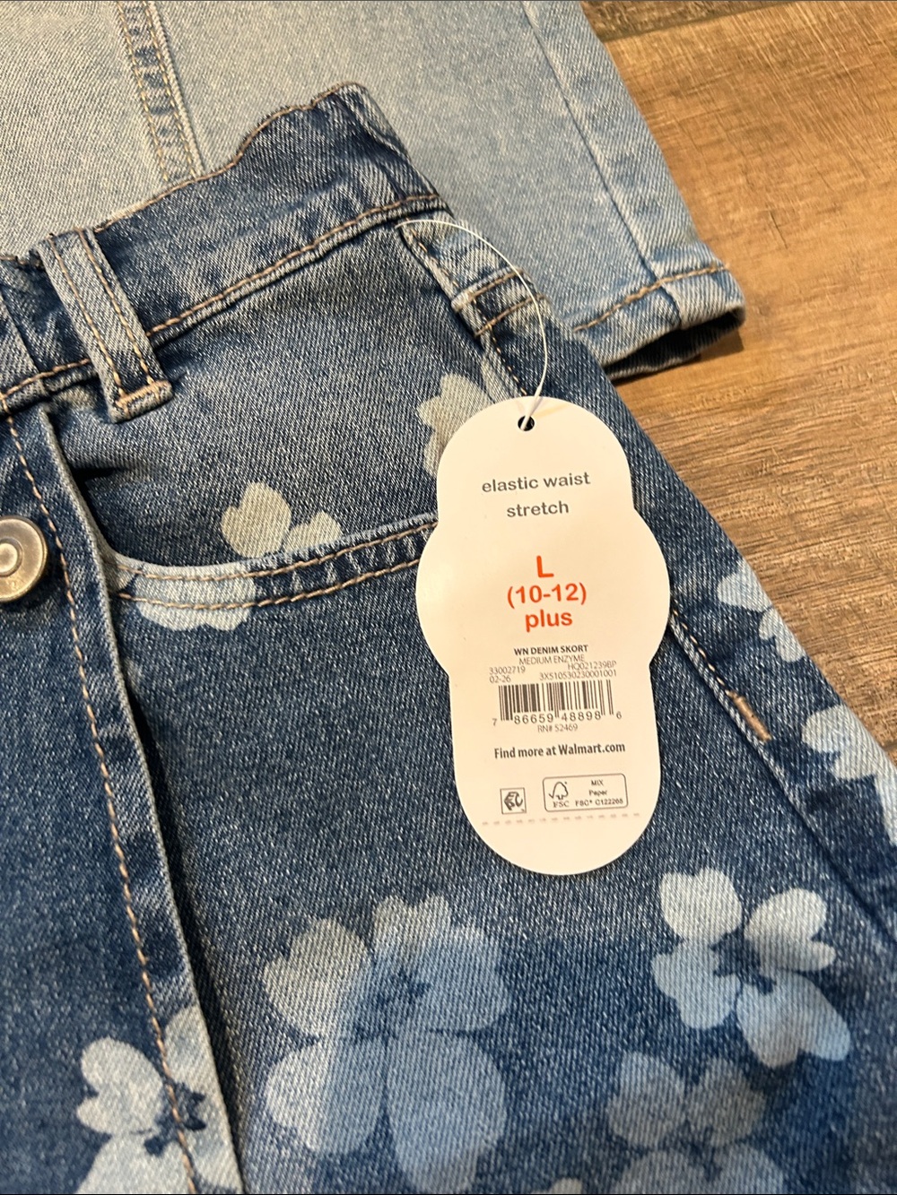 NEW!!! L(10/12) Plus denim skirts - Picture 3 of 11